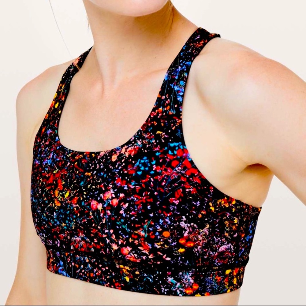 Time to sweat lululemon flowerscent sports bra